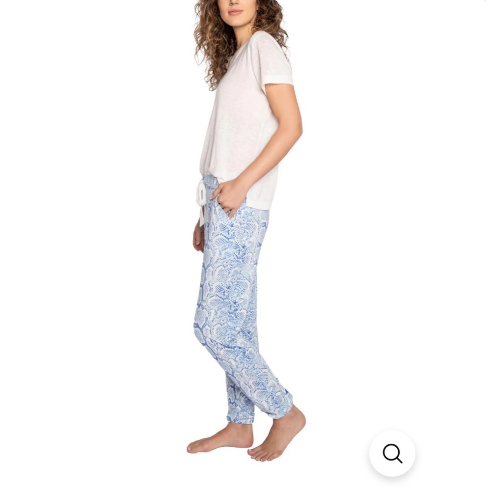 Seeking Star New Women’s Feelin Snakey Banded Pant -BLUE